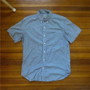 J.Crew Navy and White Striped Shirt